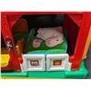 Image 4 : Vintage Fisher Price Barn Play Set (Noises for Moving Items in barn Still work)