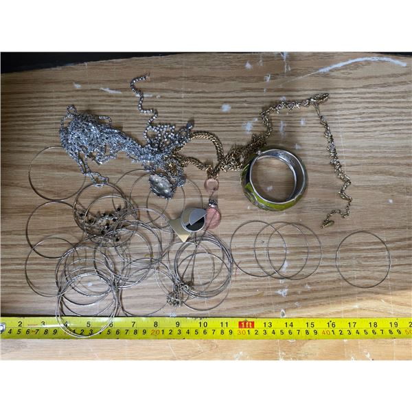 Lot of necklaces and bracelets