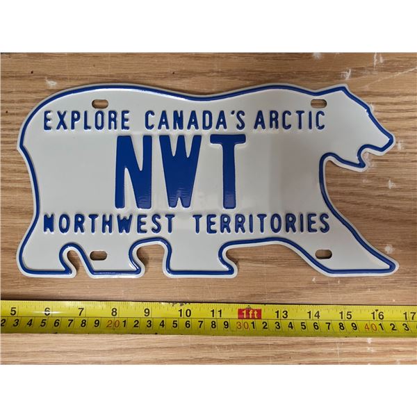 NWT license plate