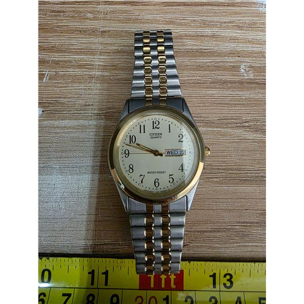 Citizen quartz watch- water resist