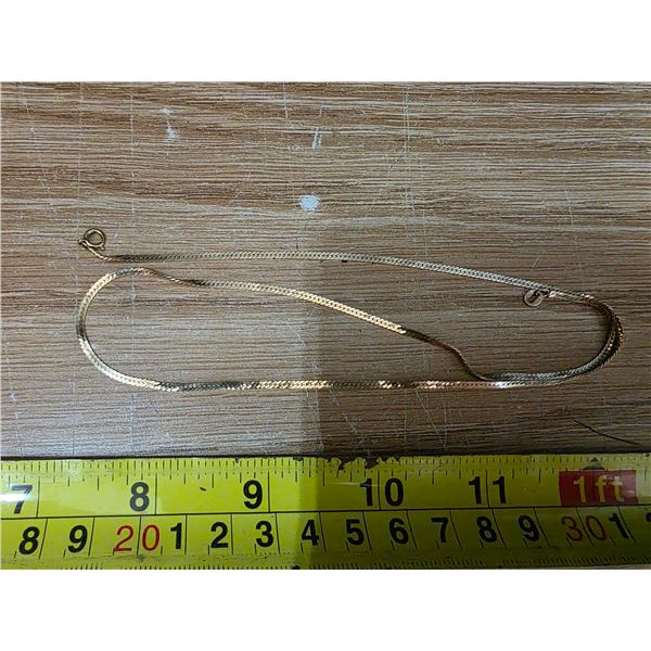10K gold necklace