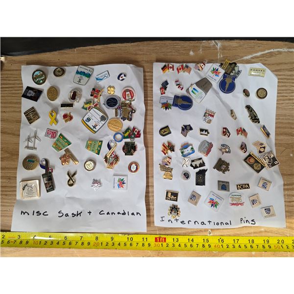 Lot of canadian pins