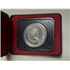 Image 2 : 1977 Canadian Silver Dollar commemorating the "Throne of the Senate" and Queen Elizabeth II's Silver