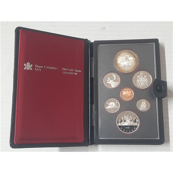 1981 Royal Canadian Mint Double Dollar Proof Set.