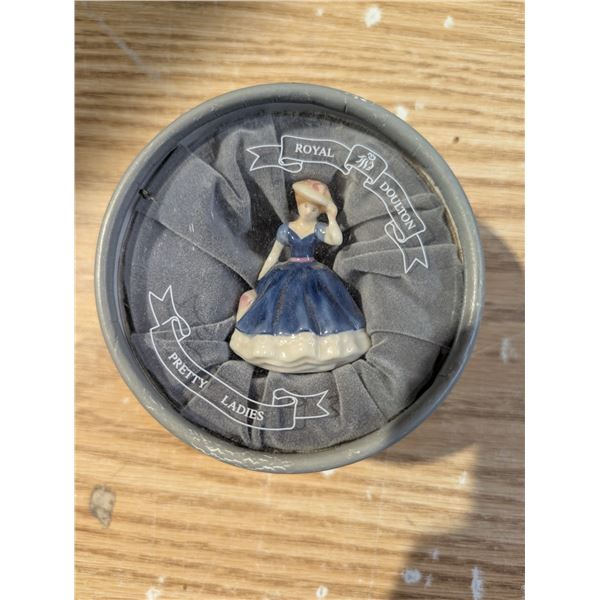 2002 Miniature Royal Doulton Pretty ladies Figurine w/ Original Box "Mary"