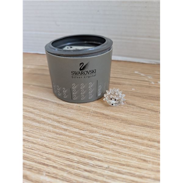 Swarovski Crystal Miniature Figurine "Hedgehog" W/ Original Box