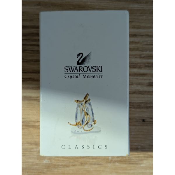 Swarovski Crystal Miniature Figurine (Crystal Memories) Ballet Shoes W/ Original Box