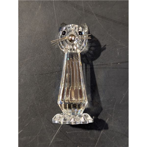 Swarovski Crystal Miniature Figurine "Cat"