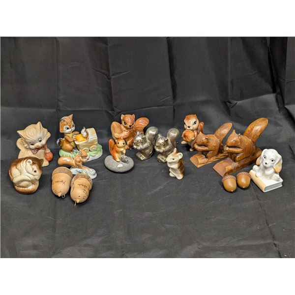 (4) Pairs Salt ad Pepper Sakers and Misc. Figures