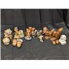 Image 1 : (4) Pairs Salt ad Pepper Sakers and Misc. Figures