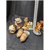 Image 2 : (4) Pairs Salt ad Pepper Sakers and Misc. Figures