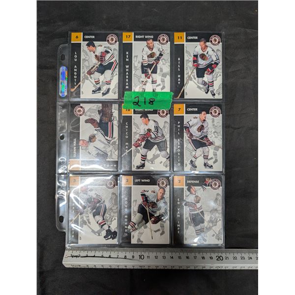 (9) Parkhurst Hockey Cards