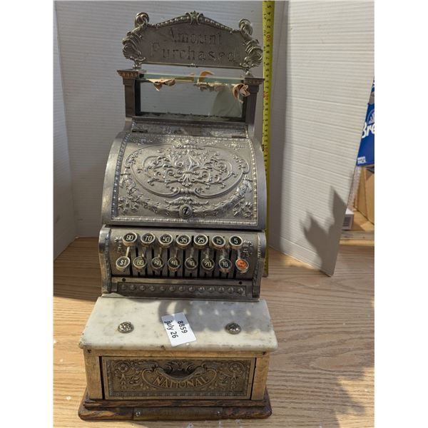 Antique Cash Register - National Cash Register Co. Dayton, Ohio 1892-1902 Ser# 1065445 (Size 313) Ma