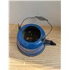 Image 3 : Blue Enamel Kettle And (2) Enamel Frying Pans
