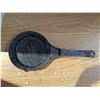 Image 5 : Blue Enamel Kettle And (2) Enamel Frying Pans