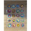 Image 3 : 3 Pages of Vintage 1994 Sky Cap Discs (The Simpsons and "Some Alien Dude") Slammer Whammers