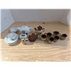 Image 1 : Vintage Miniature Earthen Ware Cup FT Wheat Design Set and Miniature FAO Schware Childs Tea Set