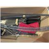 Image 2 : Box full of Vintage Model Train Rail Roads