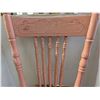 Image 2 : Small Antique/Vintage Pink Wooden Chair