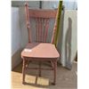 Image 3 : Small Antique/Vintage Pink Wooden Chair