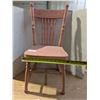 Image 4 : Small Antique/Vintage Pink Wooden Chair