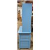 Image 4 : Vintage Blue Children's Dresser 61"x21"x11"