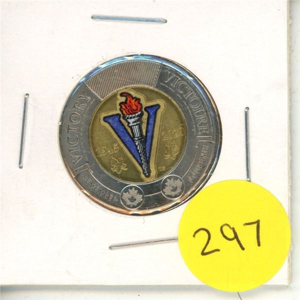 2020 Canadian One Dollar commemorating the 75th anniversary of the United Nations (UN) and its Chart