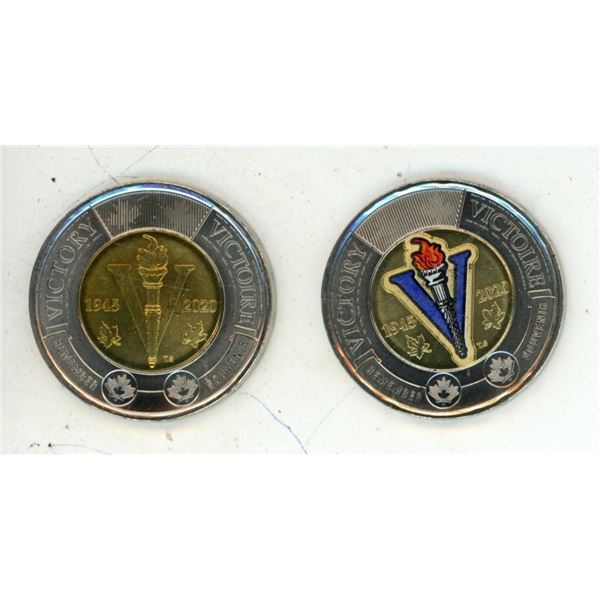 2020 Canadian One Dollar commemorating the 75th anniversary of the United Nations (UN) and its Chart