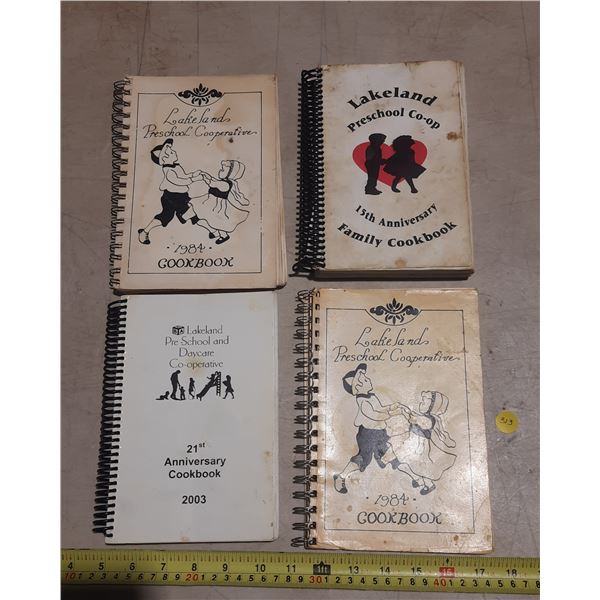 Lakeland Daycare cookbooks (4)