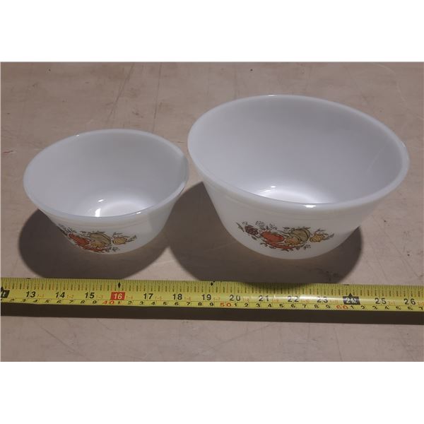 Vintage glass bowls