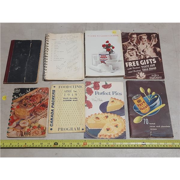 Vintage cookbooks