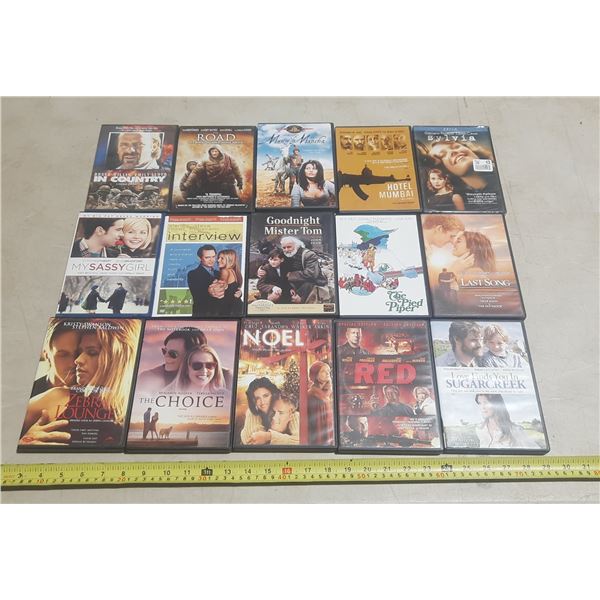 15 DVDs