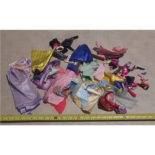 Barbie and Monsters Inc. doll clothes
