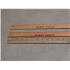 Image 2 : 3 wooden yardstick rulers