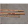 Image 4 : 3 wooden yardstick rulers