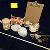 Image 1 : CASE Clipboard, Vintage Shoe Laces, Handles