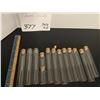 Image 1 : Glass viles - 13 total