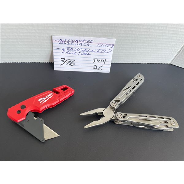 Milwaukee Fastback cutter, Leatherman-like multi-tool