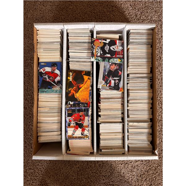 Large Box of Assorted Hockey Cards