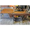 Image 1 : Antique Singer Sewing Machine/Stand