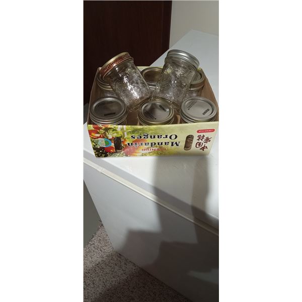8 - 1/2 Pint (250ml) Canning Jars w/ Lids