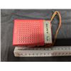 Image 2 : (2) Vintage Pocket Transistor Radios (Not Tested) w/ Leather Case