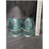 Image 2 : 2 Green Canadian Pacific RY Insulators