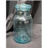 Image 2 : (2) Vintage Atlas E-Z Seal Blue Jars