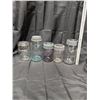 Image 2 : (5) American Porcelain (2) Gem, Safety Seal, Corona Vintage Jars Tight Sealed