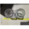 Image 2 : 2 large glass storage jars- 10"H