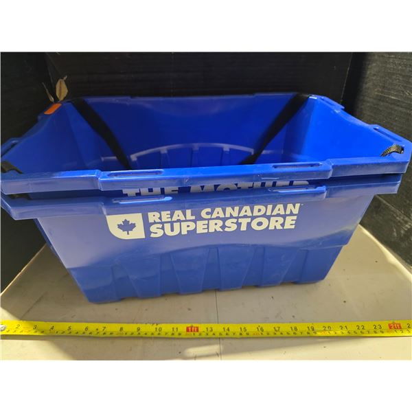 2 shopping baskets