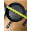 Image 3 : (3) Cast Iron Frying Pans (1) Wagner's 1891 Cookware