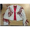 Image 1 : The Leather Ranch Suede Fringe Jacket Childs Medium Size