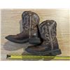 Image 5 : Pair of  Childs Cowboy Boots Justin Gypsy Size 5B